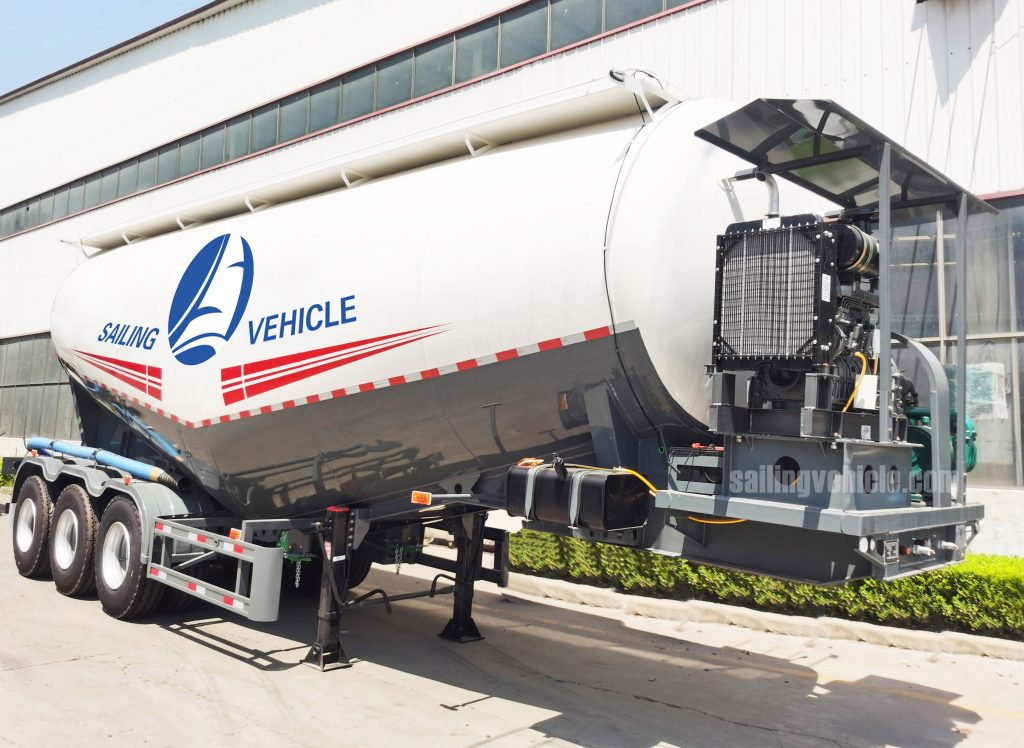 45CBM Bulk Cement Tank Semi-trailer