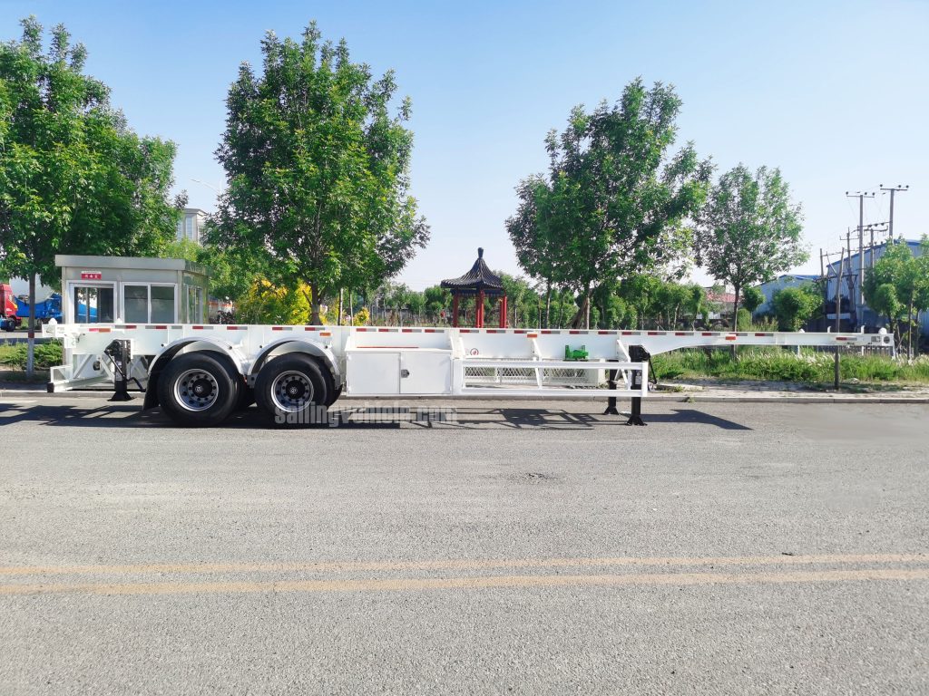 30 Feet 3-Axle Skeleton Container Chassis Trailer