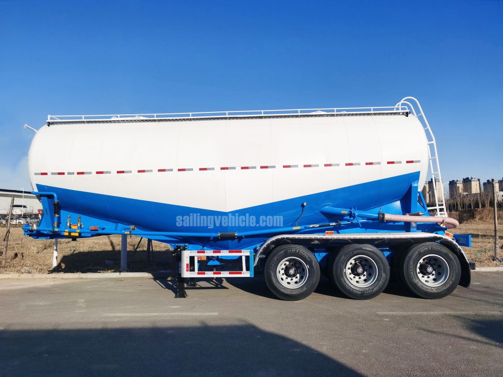 3-axle Bulk Cement Tanker With WEICHAI Engine