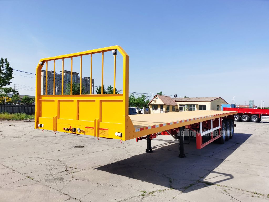 40 Feet flat-bed semi-trailer