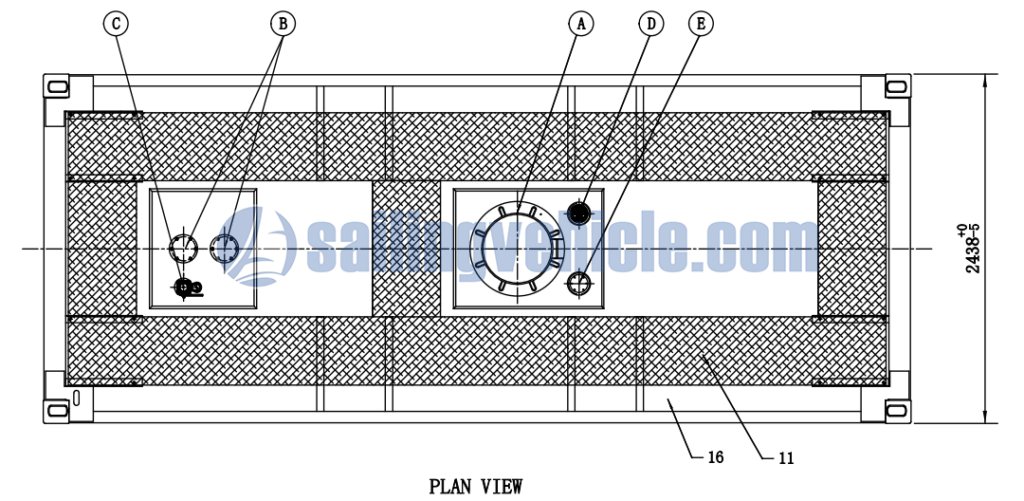 20FT Insulated Aluminum Alloy ISO Container Tanker