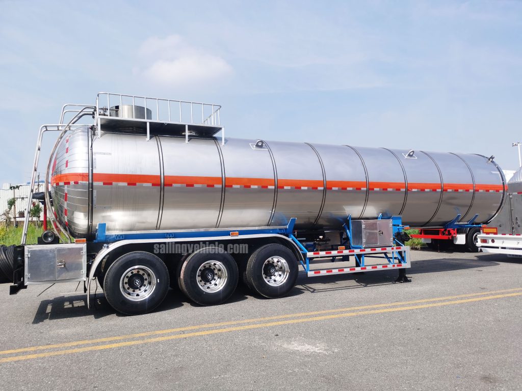 39.5 m³ epoxypropane transport tank semi-trailer