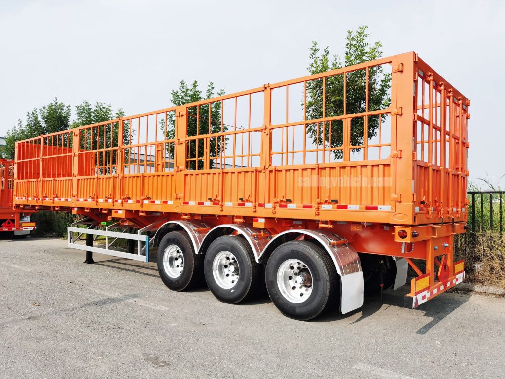 40 Feet Cargo Delivery Side Fence Semi-trailer