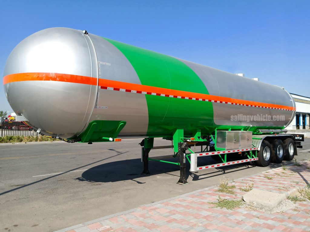 61.9m³ LPG transport tank semi-trailer