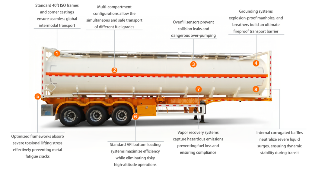 30FT Carbon Steel Container Tanker