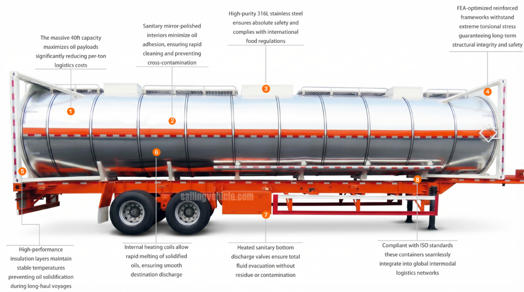 40FT Aluminum Insulated Tank Container