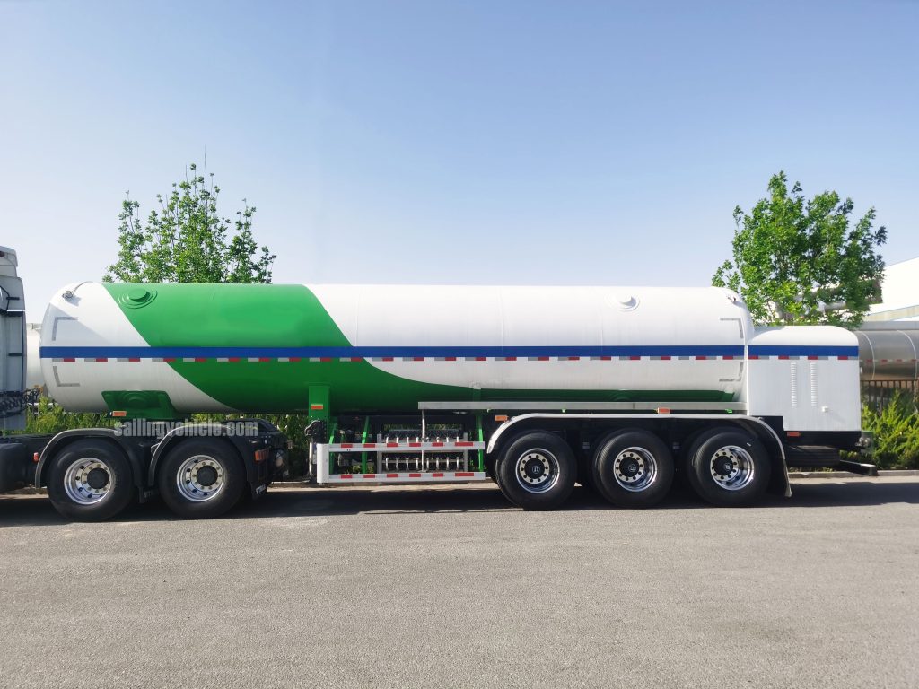 37m³ LAr liquid argon tank semi-trailer