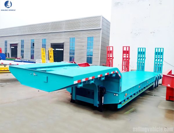 Lowbed-semitrailer-truck