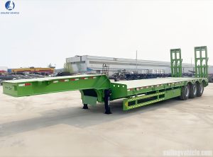 Lowbed heavy-duty equipments carrier  semi-trailer