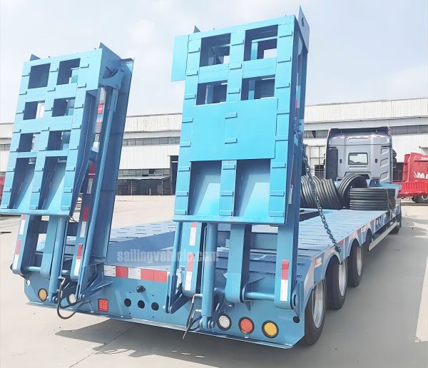 excavator-semitrailer