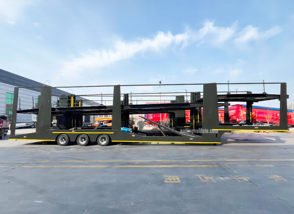 3-axle 12units Capacity Car Carrier Semi-trailer