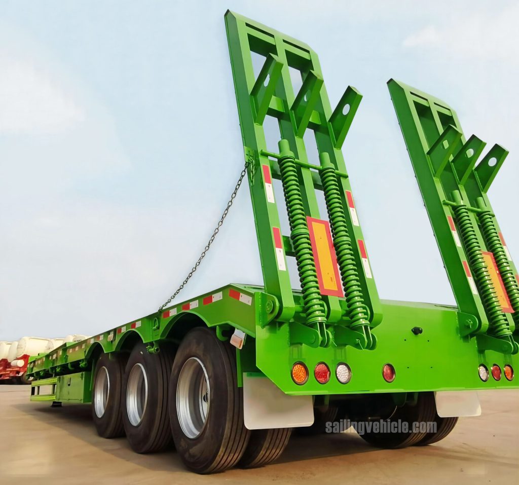 Lowbed Heavy-duty Equipment Carrier Semi-trailer