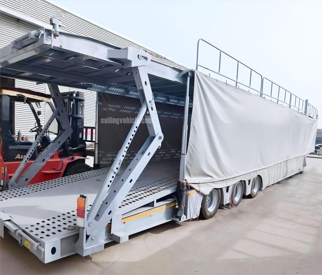 2-Axle 8-unit Car Carrier Semi-Trailer