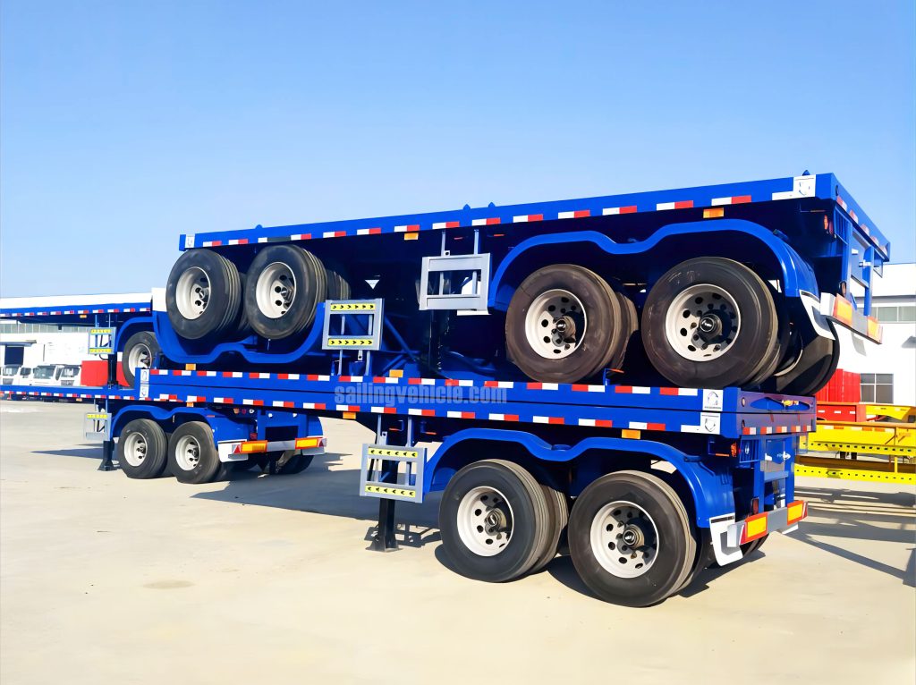 20Feet Heavy-duty Design Flatbed Semi-trailer