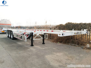 BPW axle and air suspension skeleton semi-trailer| Factory Price – Sailingvehicle