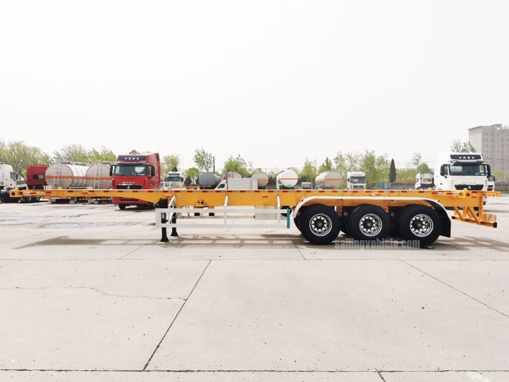 40 Feet container delivery skeleton semi-trailer