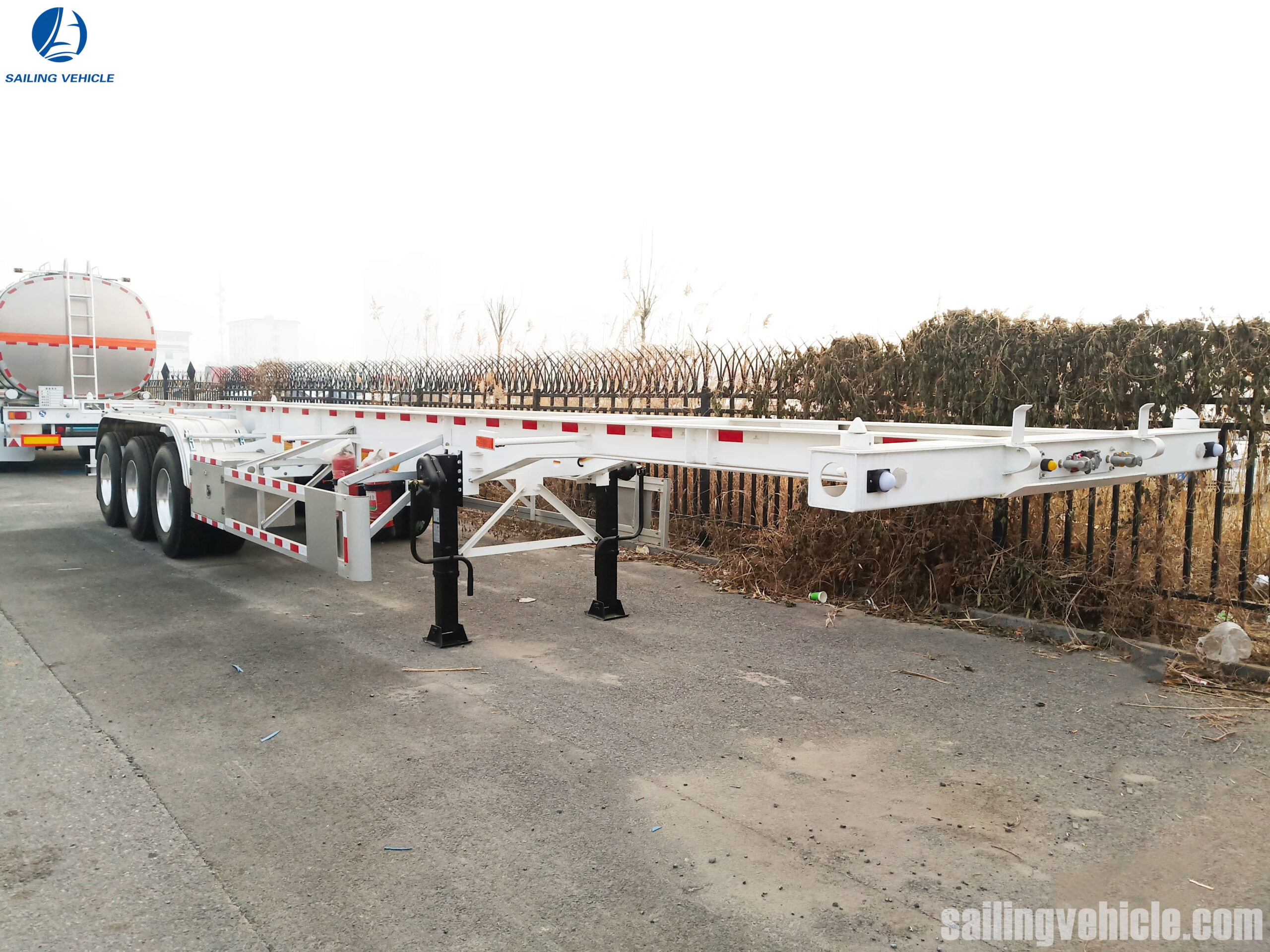 3-Axle 40Feet Skeleton Container Trailer| Factory Price – Sailingvehicle