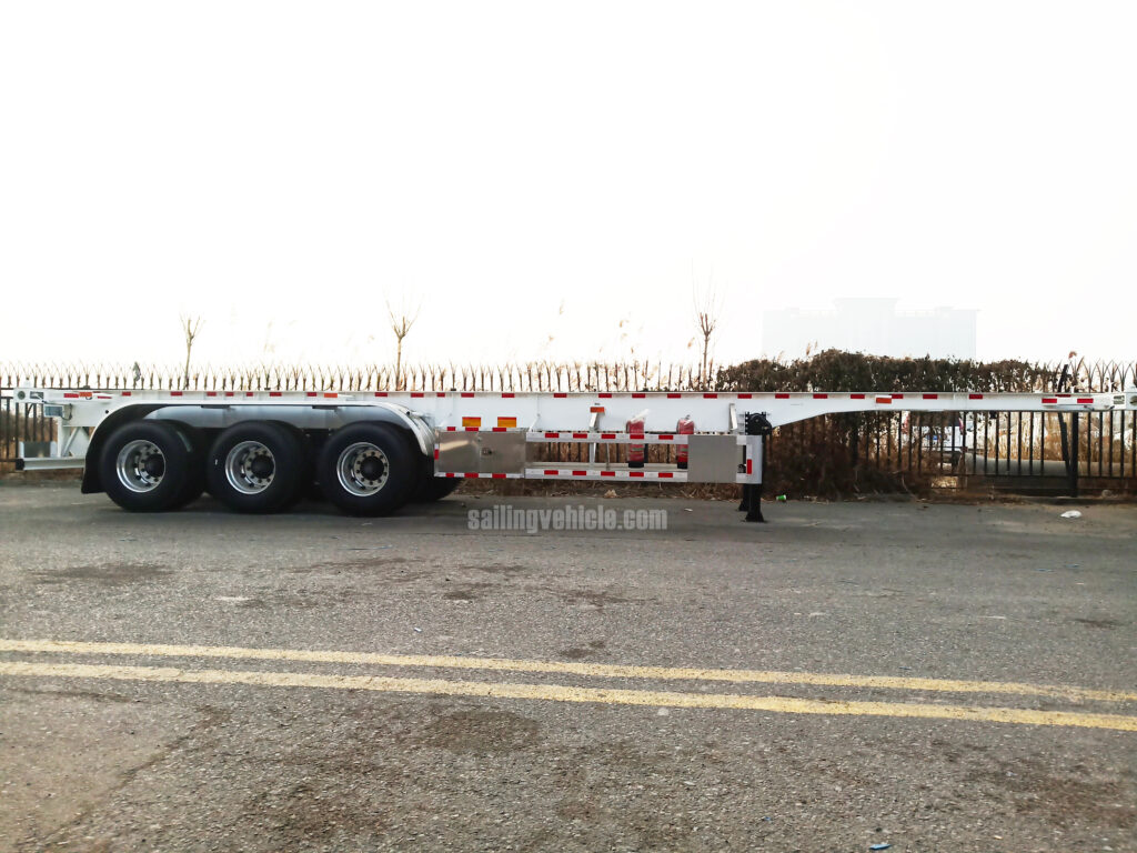 3-Axle 40Feet Skeleton Container Trailer