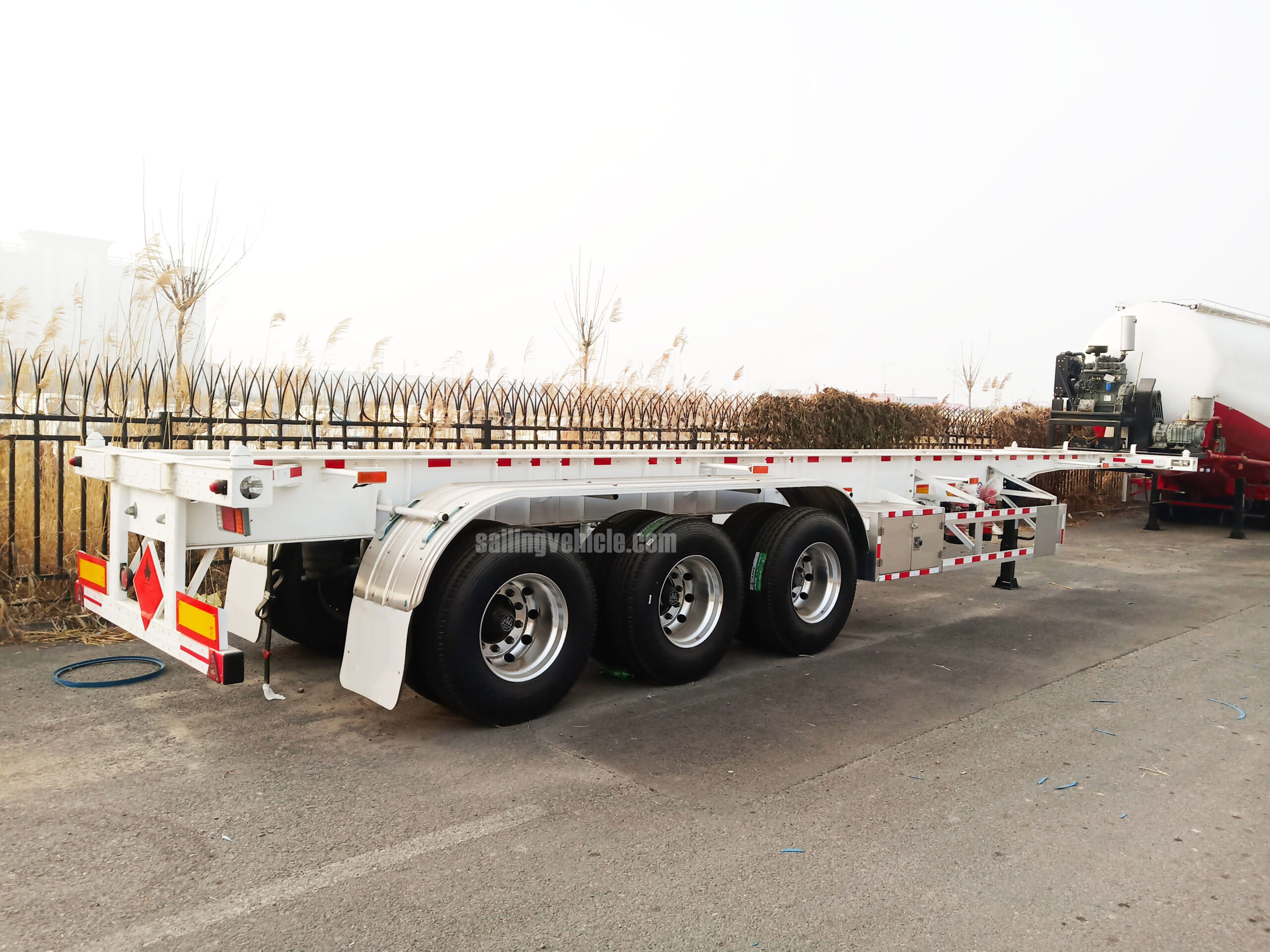 3-Axle 40Feet Skeleton Container Trailer| Factory Price – Sailingvehicle - Image 4