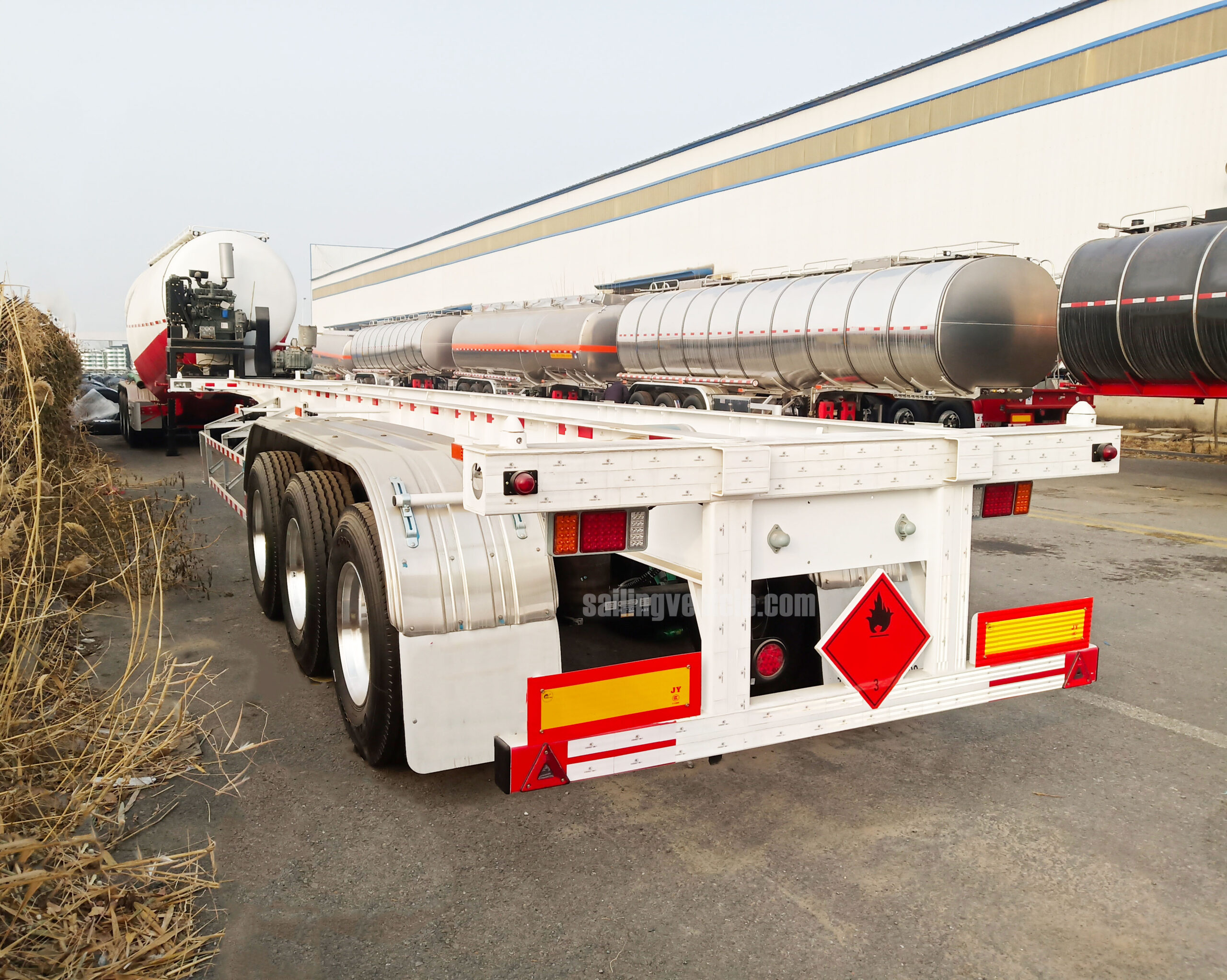 3-Axle 40Feet Skeleton Container Trailer| Factory Price – Sailingvehicle - Image 5