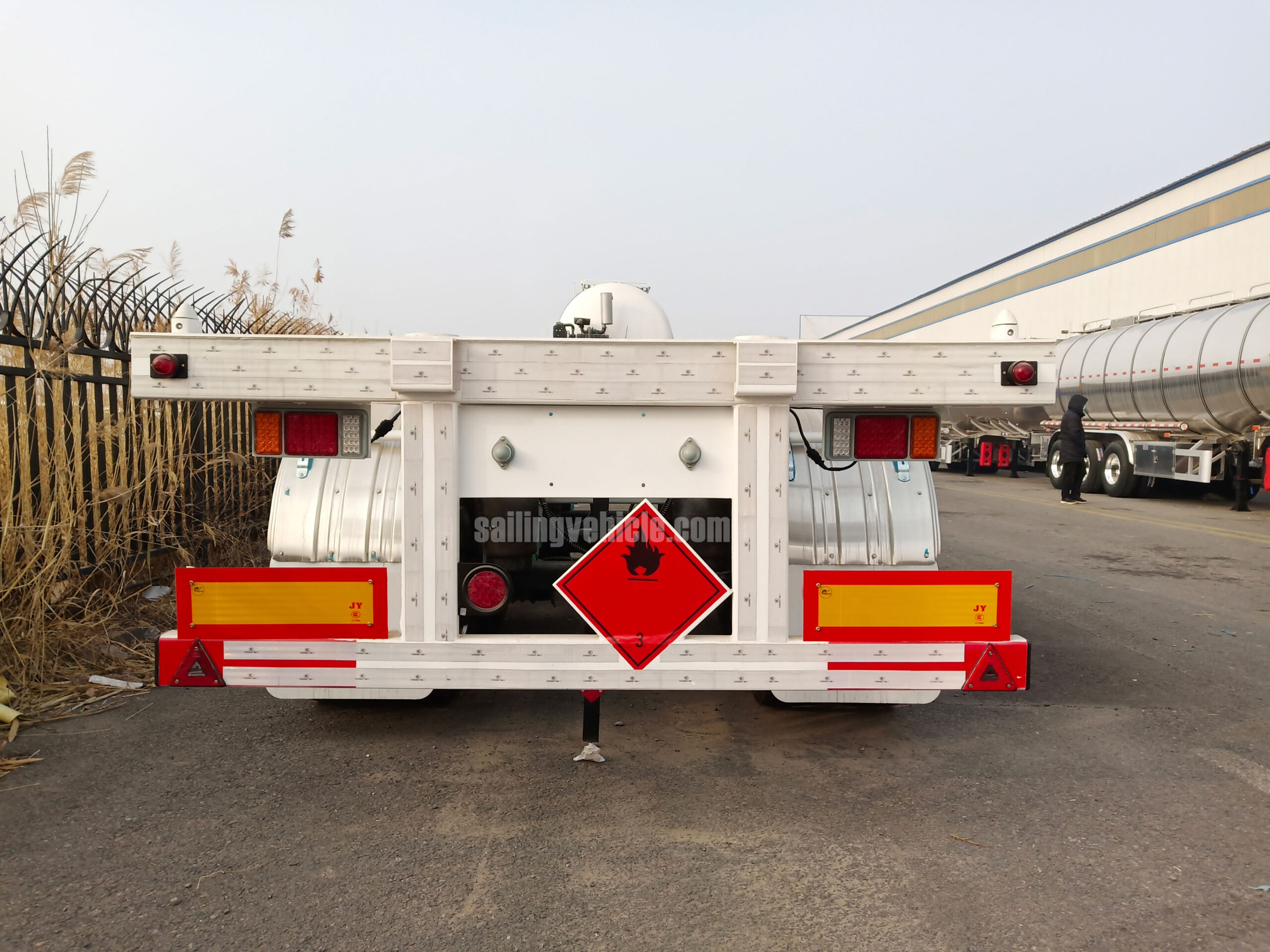 3-Axle 40Feet Skeleton Container Trailer| Factory Price – Sailingvehicle - Image 7