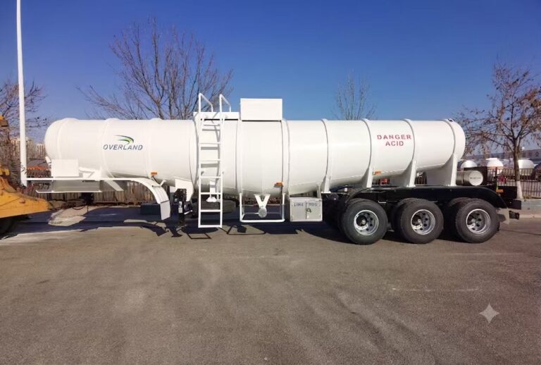 Zambia: 22KL 3-Axle V-type Acid Tank